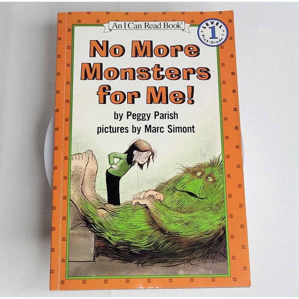 Vintage No More Monsters for Me Peggy Parish Level 1 Book